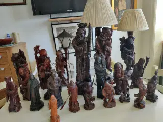 Kinesisk skænk og kinesiske figurer