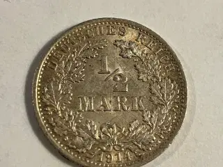 1/2 Mark 1914 Germany