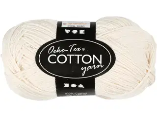 Råhvidt 8/4 Bomuldsgarn - 170m, 50g