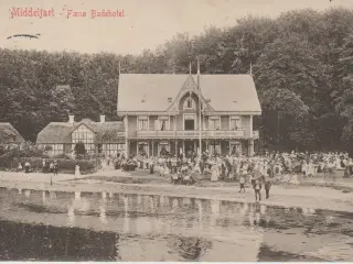 Postkort Fænø Badehotel, Middelfart