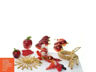 Julepynt, 17 julekugler (str. 17 cm)