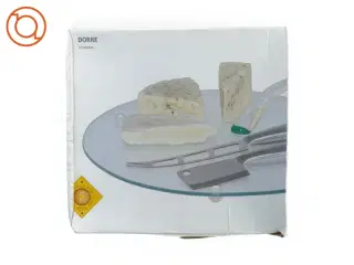 Glas Servering Ostefad med praktisk håndtag fra Dorre (str. 30 cm)