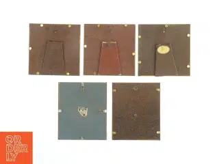 Antikke fotografirammer (str. 14 x 11,5 cm. 12,5 x 12,5 cm)