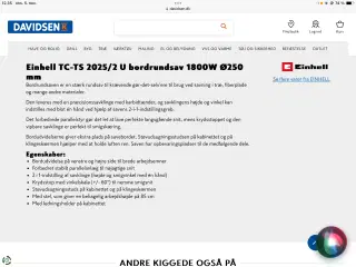 Bordrundsav  god brugt