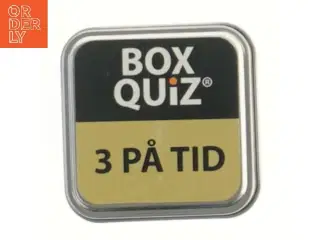 Box Quiz spil - 3 på tid (str. 6x6 cm)