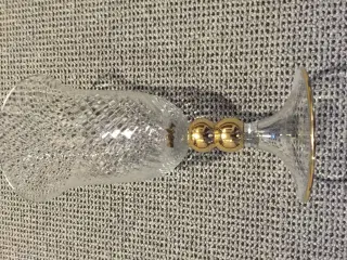 KROSNO  glas med 2 guld kugler