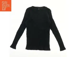 Langærmet ribbet trøje fra Lindex (str. 128)