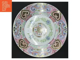 Orientalsk…..Dekorativ porcelænsvægplatte (str. 22 cm)