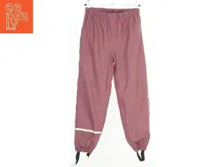 Røde regnbukser med fleece for samt elastisk talje fra Impala (str. 122)