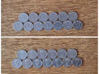 Danmark, mønter, 38x10 ØRE