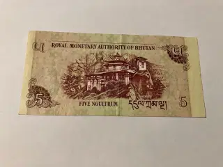 5 Ngultrum Bhutan