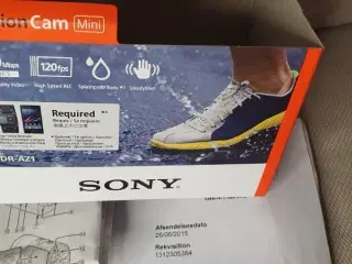 Sony action kamera (udlejes)