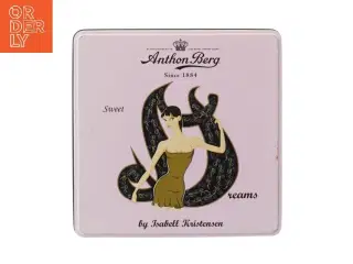 Anthon Berg chokolade æske (str. 20,5x20,5 cm)