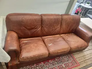 Blød sofa med Patina