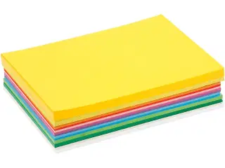 Forårskarton, A5, ark 148x210 mm, 180 g, ass. farver, 300ass. ark/ 1 pk.