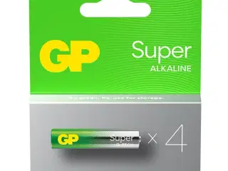 GP Super Alkaline AAA-batteri 24A/LR03 4-pak