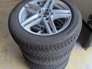 Mercedes vinterhjul 5x112 bridgestone vinterdæk