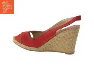 Røde kilehælsandaler fra Billi Bi (str. 41 )
