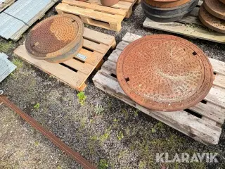 Kloakdæksler 2 styk
