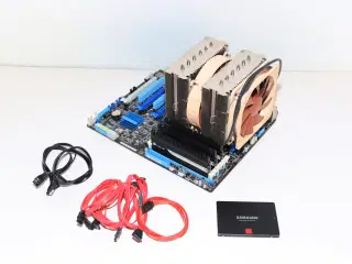 Gamer kit - Bundkort, ram, Core i7 og SSD