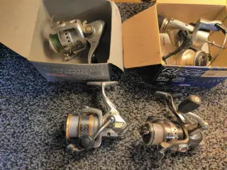Fiskehjul/Spinner/Wobler/Blink mm. div tilbehør.