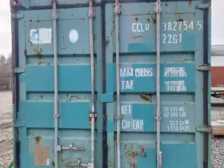 Brugt og billig 20 fods container 