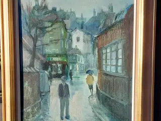 POUL KASTRUP - ( 1920 - 1987 ) - oliemaleri