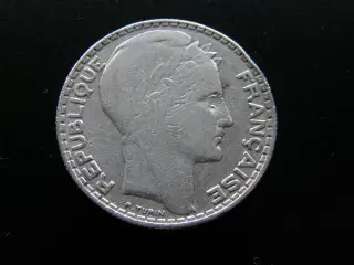 Frankrig  10 Francs  1934  Sølv  KM#878