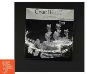 3D krystalpuslespil - piratskib fra Crystal Puzzle (str. 18 x 19 x 5 cm)