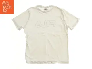 Hvid T-shirt med logo fra Fila (str. 158)