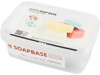 Hvid glycerin sæbemasse, hvid, 1 kg