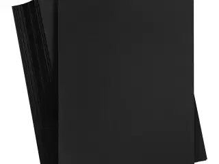 Karton, A5, ark 148x210 mm, 200 g, sort, 100ark/ 1 pk.