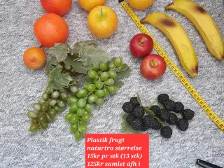 Plastik frugt
