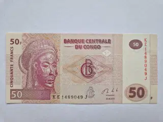 50 Francs Congo 2013