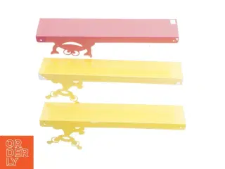 Farverige dekorative hylder (str. 45 cm. 3 styk)