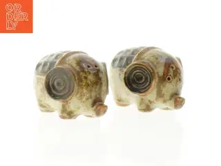 Keramik Elefant salt- og pebersæt (str. 8 x 6 x 5 cm)