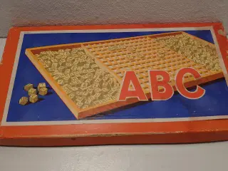 Vintage ABC læringsspil/læggespil. 1950-60