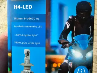 Lovlig H4-LED pære til MC
