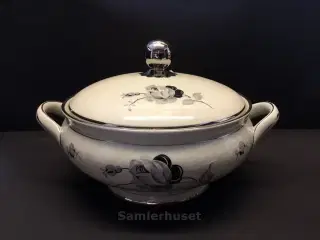 Sort Rose - Lågfad 9x19½ cm