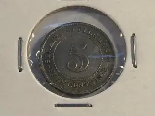 5 cent 1918 Straits Settlements