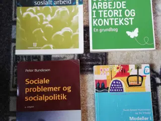 4 x Bøger til Socialrådgiver-uddannelsen