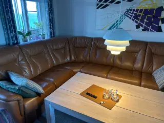 Læder sofa 