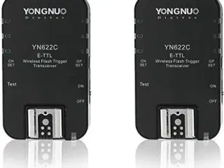 YONGNOU 2 x modtager + 1 Controller til Canon