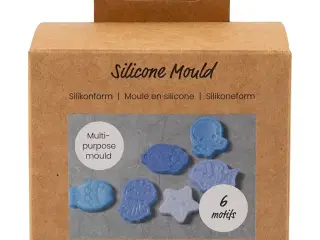 Støbeform, Havtema, H: 1,2 cm, L: 4-6 cm, 6stk./ 1 pk.