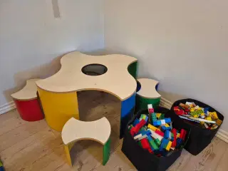 Legobord med eller uden tilbehør 