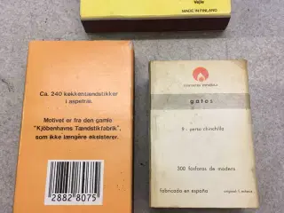 Tændstik æsker 3 stk