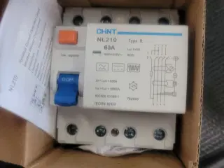 HPFI TYPE B AC/DC, 63A, 30MA, 3P+N, 10KA