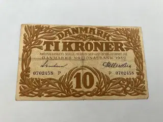 10 Kroner 1939 P