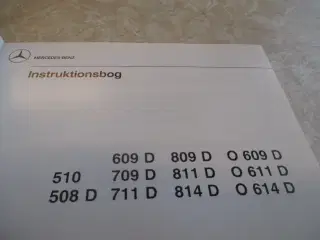 Instruktionsbog  Mercedes