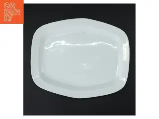 Flot fad med brun kant fra B&G (str. 28x23 cm)